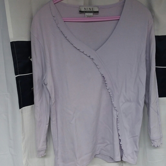 H & M Cream Front Tie Cardigan Sweater - Size M - Picture 8 of 16